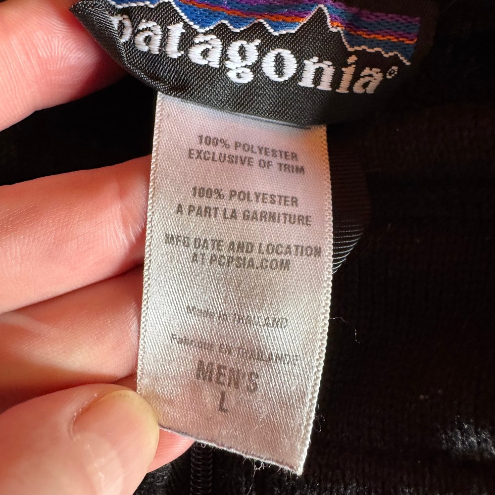 Patagonia Better Sweater 1/4 Zip Fleece Pullover Mens Large Black - Picture 6 of 9